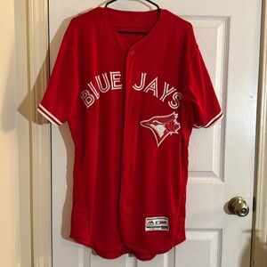 Toronto Blue Jays Jersey Men’s XL Majestic Flex Base Red Edition